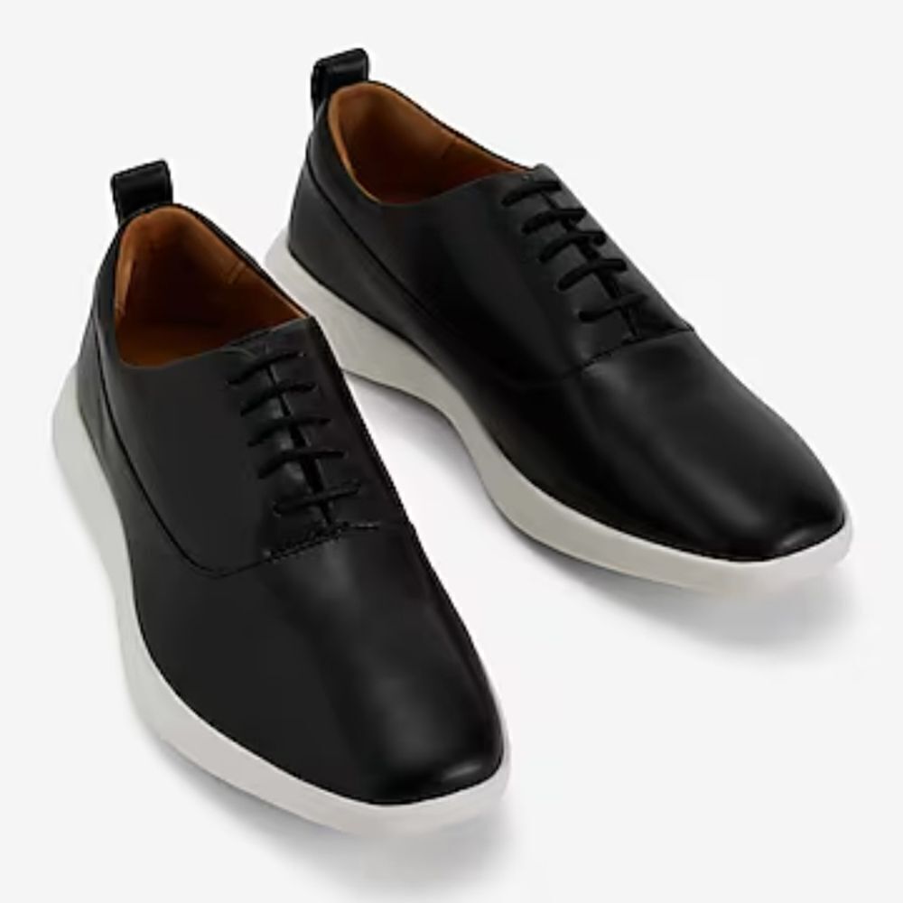 Black Leather Men's Shoes
